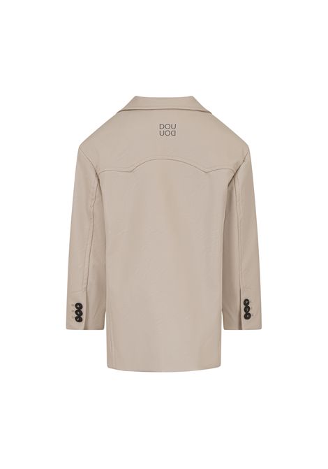 Blazer monopetto beige DOUUOD JUNIOR | DY2P44 H0076108